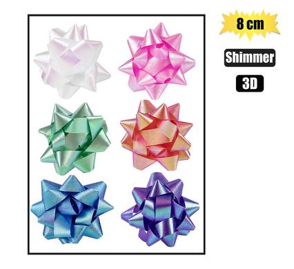 GIFT-BOW SHIMMER 3D PATTERN 8cm product image