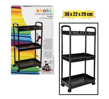 ART&CRAFT TROLLEY ON WHEELS 68x35x22cm product image