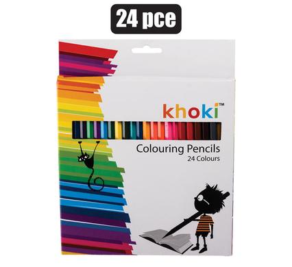 ART+CRAFT PENCIL CRAYONS LONG  24PCE product image
