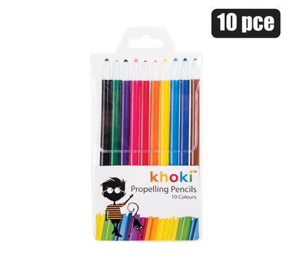 ART+CRAFT P/CRAYONS RETRACT 10PC THICK product image