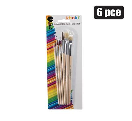 ART+CRAFT PAINT BRUSHES ARTIST 6PCE product image