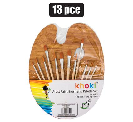 ART+CRAFT PAINT PALETTE & 12PC BRUSH SET product image