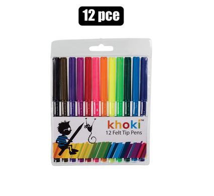 ART+CRAFT FELT-TIP PENS  12PCE product image