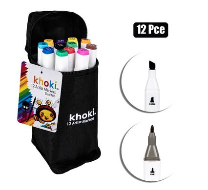 ART+CRAFT DUAL NIB ARTIST MARKERS 12PC product image