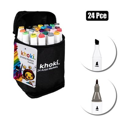ART+CRAFT DUAL NIB ARTIST MARKERS 24PC product image