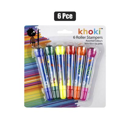 ART+CRAFT FELT-TIP PENS ROLLERSTAMP 6PCE product image