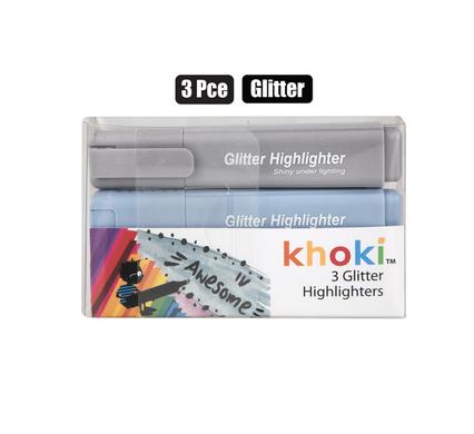 ART+CRAFT GLITTER HIGHLIGHTER 3PC product image