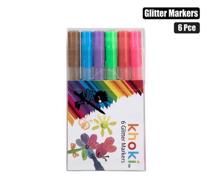 ART+CRAFT GLITTER MARKERS 6PC product image