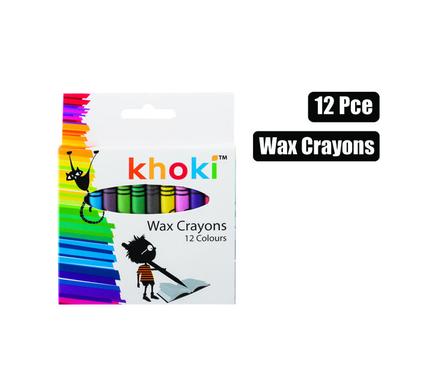 ART+CRAFT CRAYONS WAX REGULAR  12PCE product image