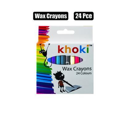 ART+CRAFT CRAYONS WAX REGULAR 24PCE product image