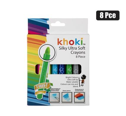 ART+CRAFT CRAYONS ULTRA SOFT WAX 8PCE product image