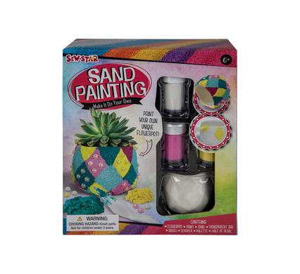 ART+CRAFT CERAMIC POT SAND PAINTING SET product image