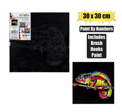 ART+CRAFT PAINT-BY-NUMBER BLACK 30x30cm product image