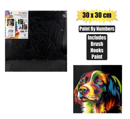 ART+CRAFT PAINT-BY-NUMBER BLACK 40x40cm product image