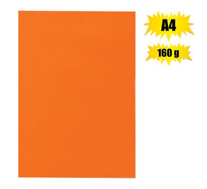 ART+CRAFT BOARD A4 160g SHEET ORANGE BR product image