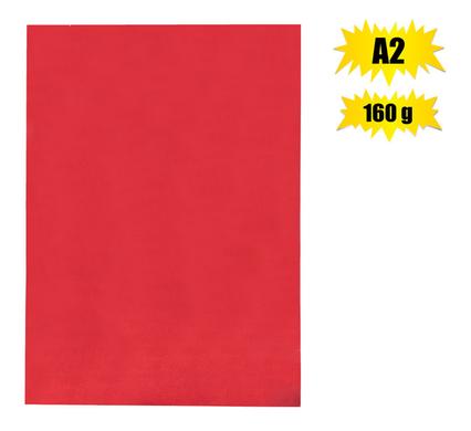 ART+CRAFT BOARD A2 160g SHEET RED BR product image