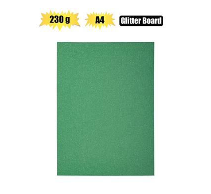 ART+CRAFT A4 GLITTER BOARD 230GSM GRN L product image