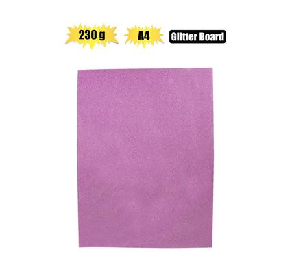 ART+CRAFT A4 GLITTER BOARD 230GSM PINK product image