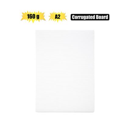 ART+CRAFT A2 CORRUGATED BOARD 160GSM WHT product image