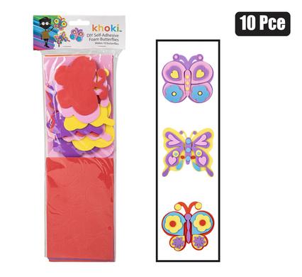 ART+CRAFT FOAM BUTTERFLIES 10PC product image