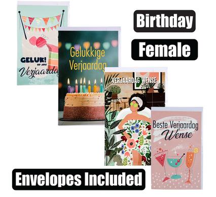 CARD & ENVELOPE BIRTHDAY - FEMALE AFR product image