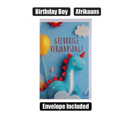 CARD & ENVELOPE BIRTHDAY - BOY AFR (2) product image