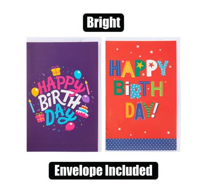 CARD & ENVELOPE BIRTHDAY - BRIGHTS (2) product image