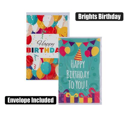CARD & ENVELOPE BIRTHDAY - BRIGHTS product image