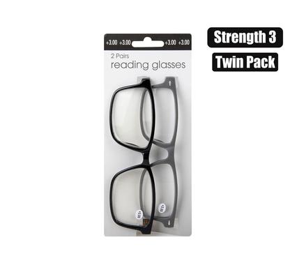 READING GLASS TWIN PACKS     STRNGTH:3 product image