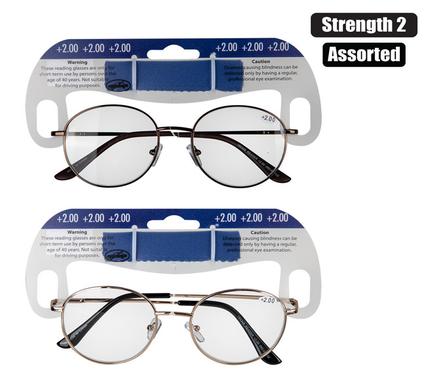 READING GLASS METAL ASSTD STRENGTH:2 product image