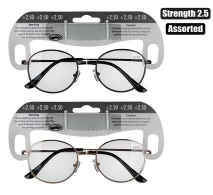 READING GLASS METAL ASSTD STRENGTH:2.5 product image