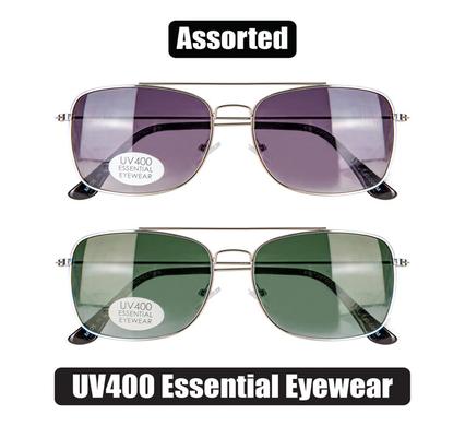 SUNGLASS ESS/MENS SQUARED METAL product image