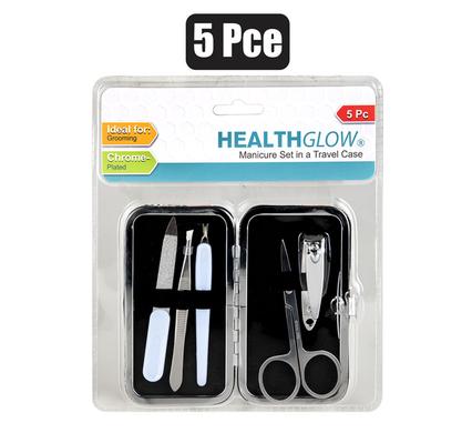 NAIL MANICURE SET 5PC+BAG BLISTER H/GLOW product image