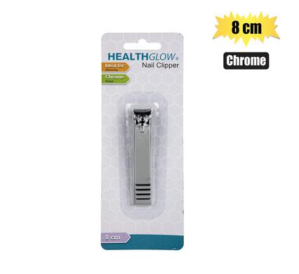 NAIL CLIPPER CHROME 8cm FOOT      H/GLOW product image