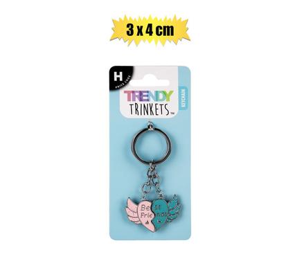 KEYCHAIN BEST FRIENDS HEART   4 X 3cm product image