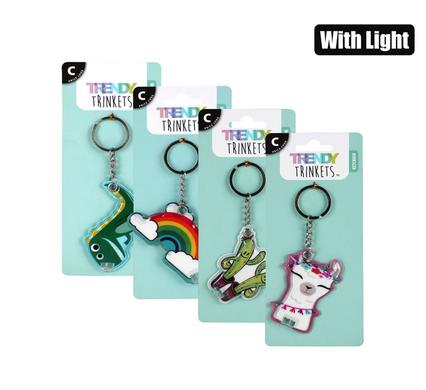 KEYCHAIN W/LIGHT NOVELTY DESIGN product image