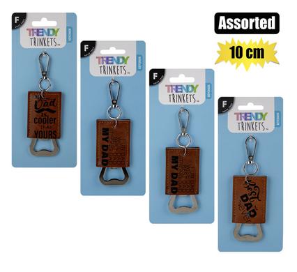 KEYCHAIN DAD BOTTLE OPENER W/WORDS 10cm product image
