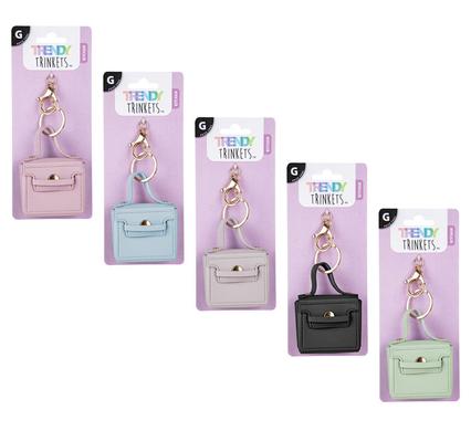 KEYCHAIN MINI BAG 6x2cm ASST product image