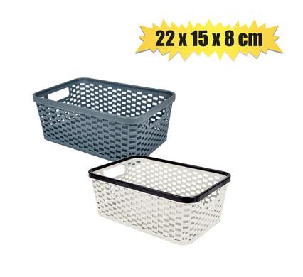 BASKET PL HONEYCOMB 22x15x8cm product image