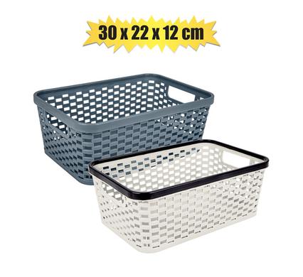 BASKET PL HONEYCOMB 30x22x12cm product image
