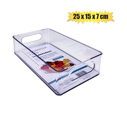 ORGANISER TRAY CLEAR 25x15x7cm product image
