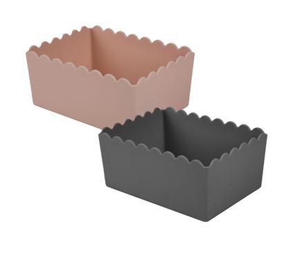 BASKET PL FLOWER DESIGN 25x10.5x6.5cm product image