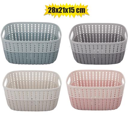 BASKET PL 2-TONE 6,8L 28x21x15cm product image