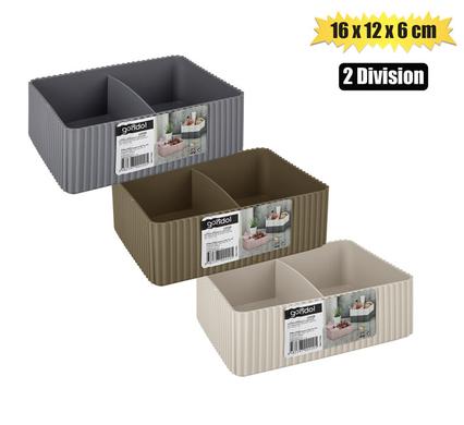 ORGANISER SHELL PATTERN 2 DIV 16x12x6cm product image