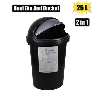 WASTEPAPER BIN LIFT TOP 25L product image