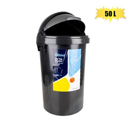 WASTEPAPER BIN LIFT TOP 50L product image