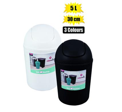 WASTEPAPER-BASKET PL 5L 30cm product image