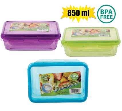 LUNCH BOX CLIP LOCK 17x11x6cm 850ml product image