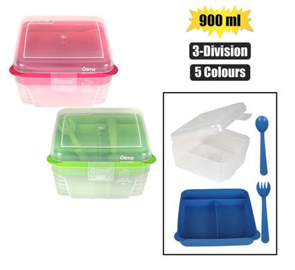 LUNCH BOX 3-DIVISION MEAL BOX 900ml product image