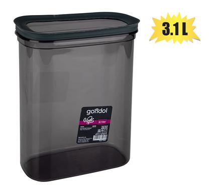 CANNISTER VINTO OVAL 3.10L SMOKE COLOR product image